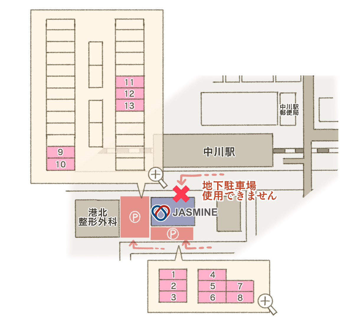駐車場について